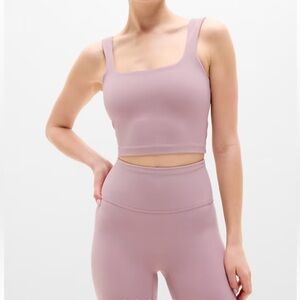 Athleta Mauve Crop Top